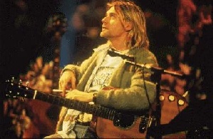 Kurt at the MTV Unplugged